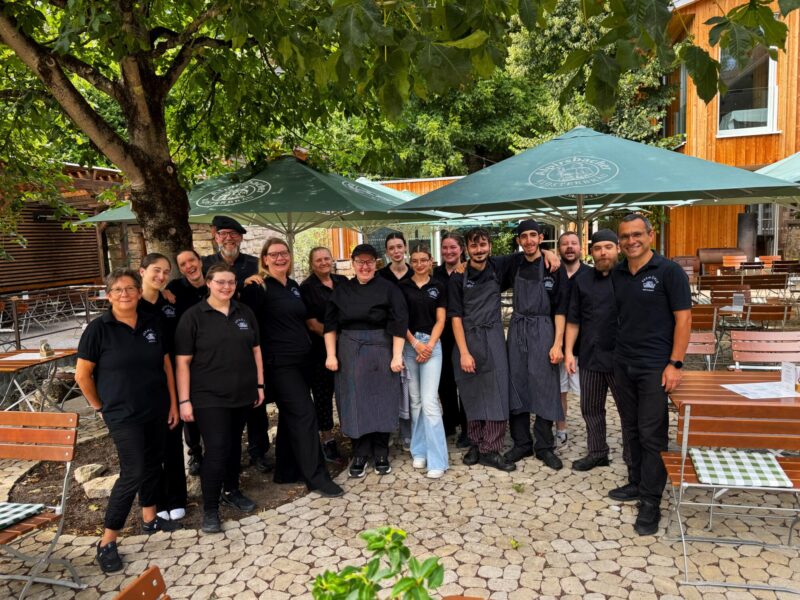 Ream im Biergarten